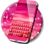 Logo of Pink Keyboard Hearts Glow android Application 